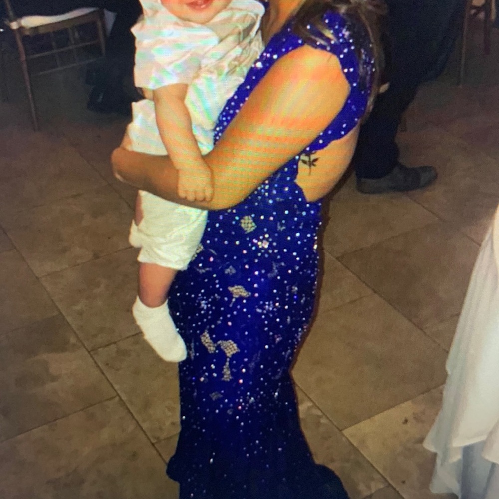 Jovani Royal Blue Dress